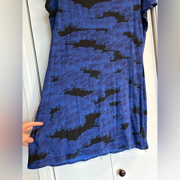 Pretty Snake Mystical Horse Trails Print Cotton Jersey Tee Shirt Dress - Medium - Picture 10 of 14